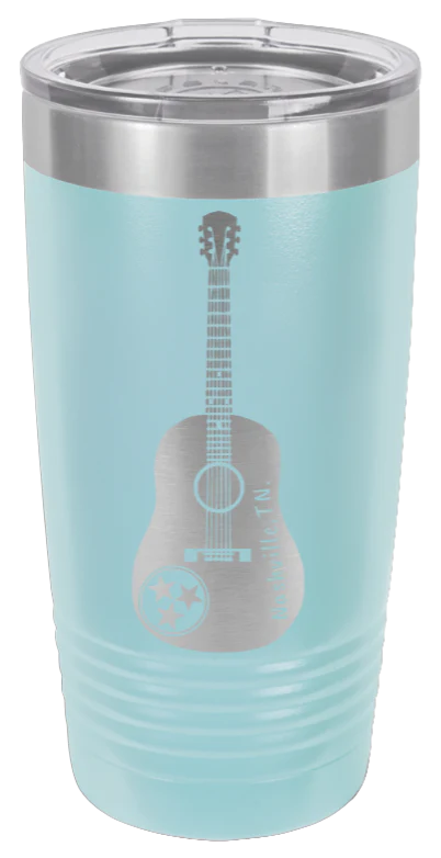Tennessee Guitar  - 20oz Tumbler - Image 6