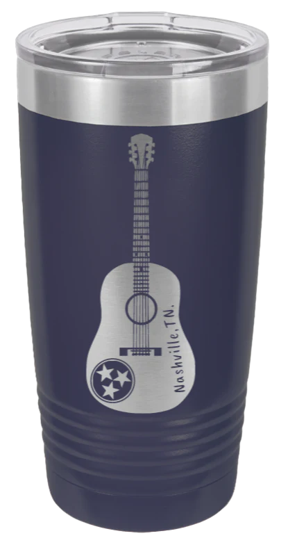 Tennessee Guitar  - 20oz Tumbler - Image 9