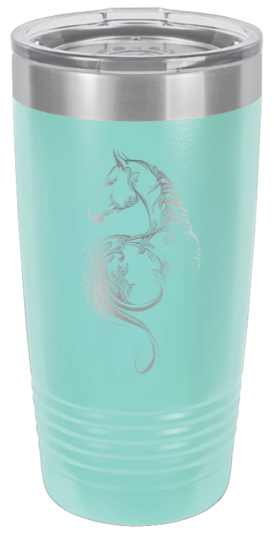 Floral Horse - 20oz Tumbler - Image 15