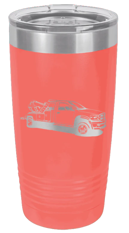 Tow Truck - 20oz Tumbler - Image 3