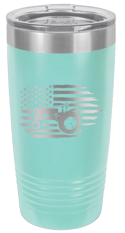 Tractor Flag 2 - 20oz Tumbler - Image 15