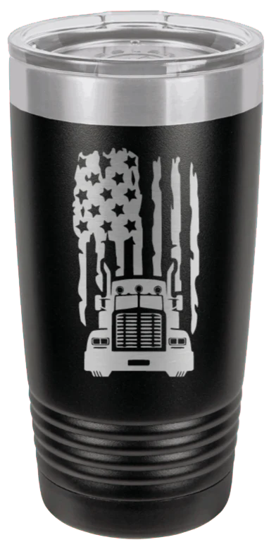 Truck Flag - 20oz Tumbler