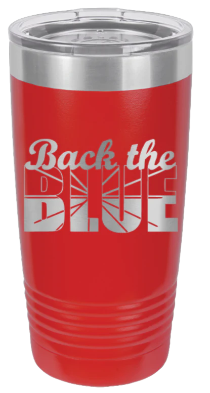 Back The Blue - 20oz Tumbler - Image 14