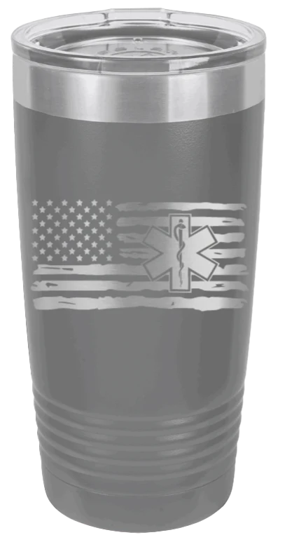 EMS Flag - 20oz Tumbler - Image 4