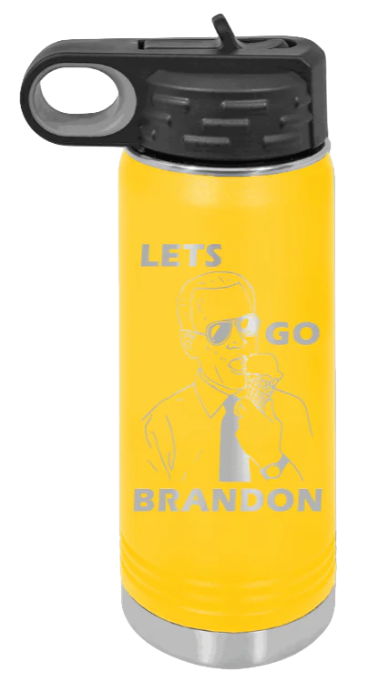 Let's Go Brandon - 20oz Water Bottle Laser Engraved - Image 17