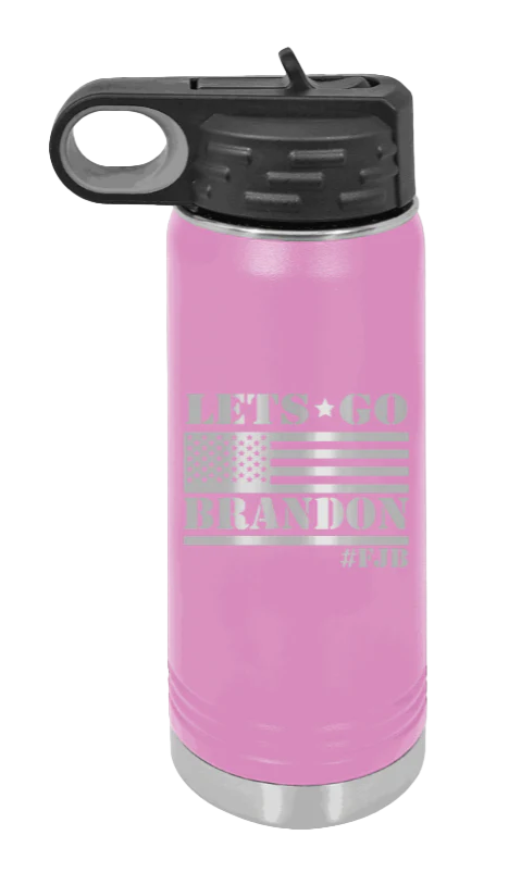Let's Go Brandon #FJB - 20oz Water Bottle Laser Engraved - Image 6
