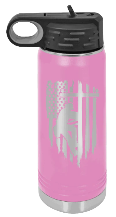 Lineman - 20oz Water Bottle Laser Engraved - Image 7