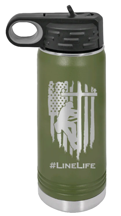 #Linelife - 20oz Water Bottle Laser Engraved - Image 10
