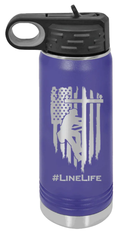 #Linelife - 20oz Water Bottle Laser Engraved - Image 13