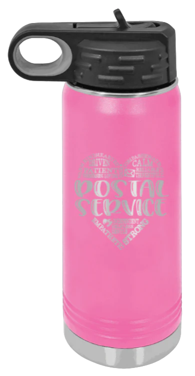 Postal Service - 20oz Water Bottle Laser Engraved - Image 12