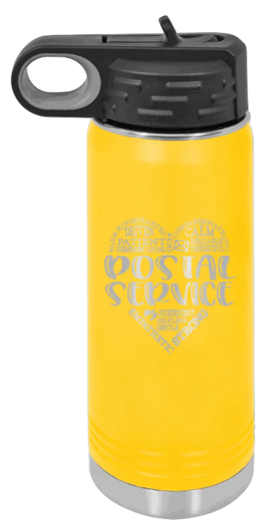 Postal Service - 20oz Water Bottle Laser Engraved - Image 17