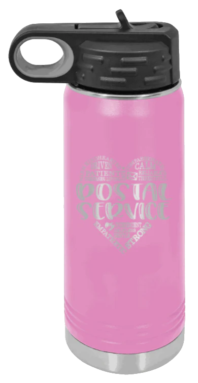 Postal Service - 20oz Water Bottle Laser Engraved - Image 7