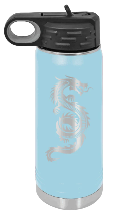 Dragon - 20oz Water Bottle Laser Engraved - Image 6