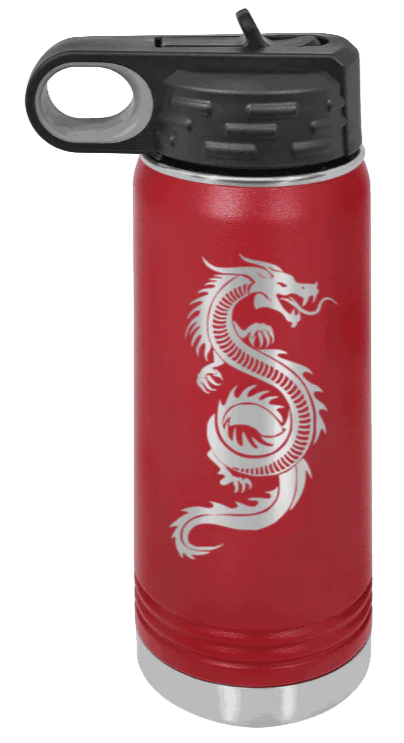 Dragon - 20oz Water Bottle Laser Engraved - Image 8