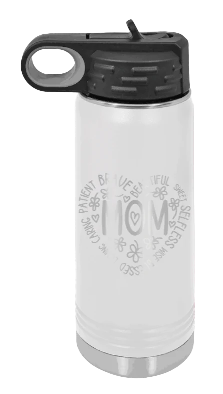 Mom - 20oz Water Bottle Laser Engraved - Image 14