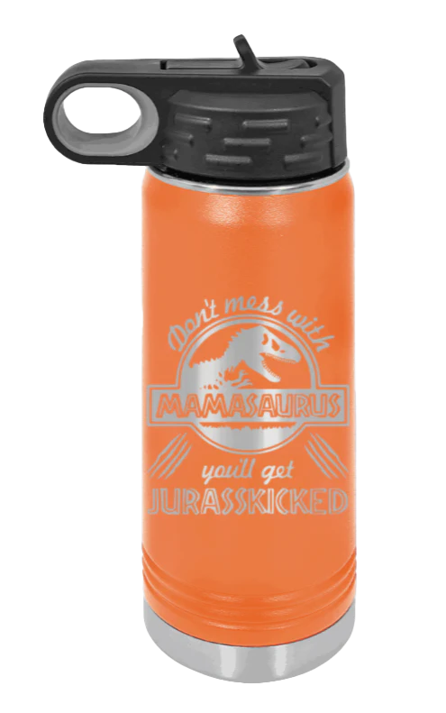 You'll Get Your Jurasskicked - 20oz Water Bottle Laser Engraved - Image 10