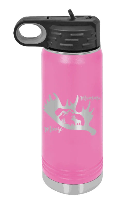 Mamma Moose - 20oz Water Bottle Laser Engraved - Image 11