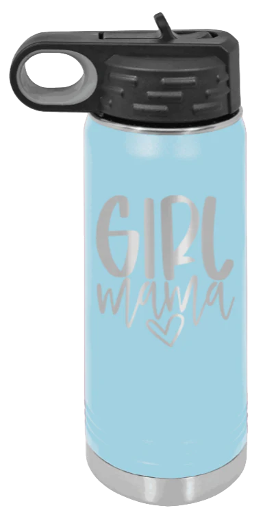 Girl Mama - 20oz Water Bottle Laser Engraved - Image 6