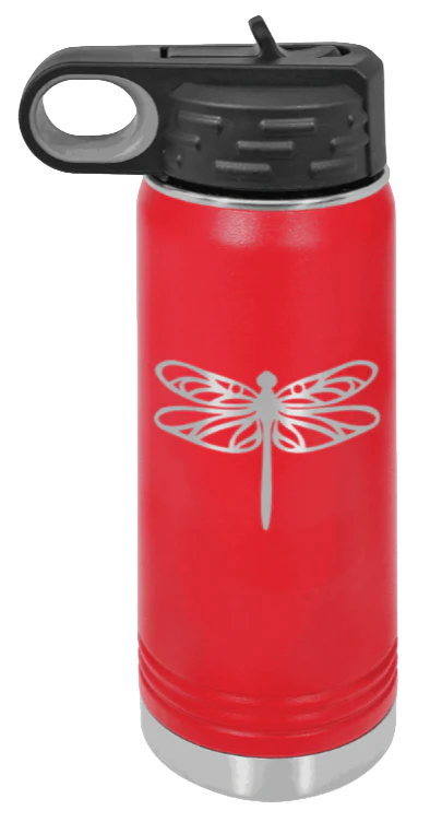 Dragonfly - 20oz Water Bottle Laser Engraved - Image 14