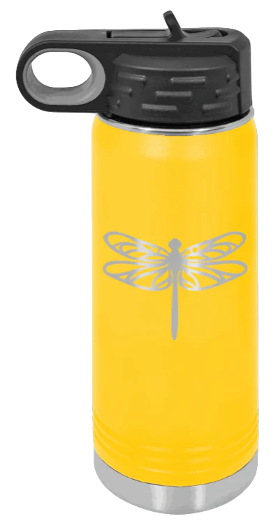 Dragonfly - 20oz Water Bottle Laser Engraved - Image 17