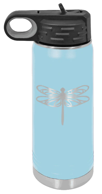Dragonfly - 20oz Water Bottle Laser Engraved - Image 6