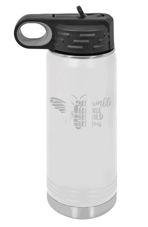 Bee Humble - 20oz Water Bottle Laser Engraved - Image 16