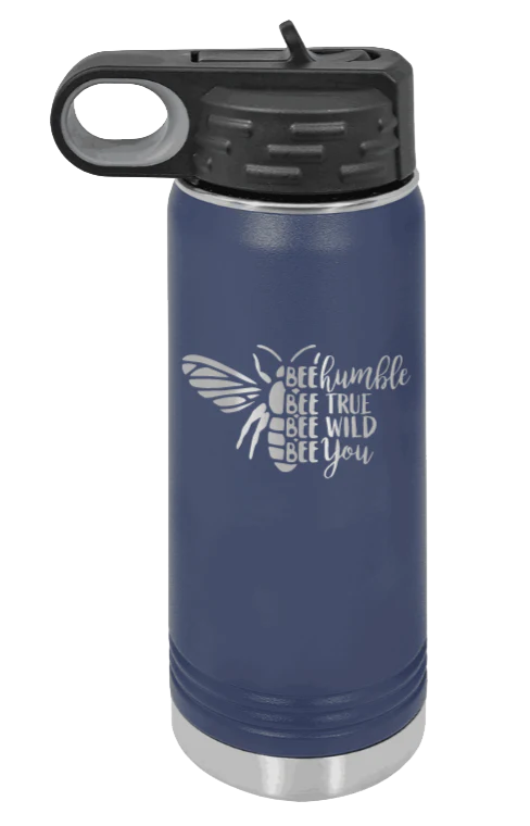 Bee Humble - 20oz Water Bottle Laser Engraved - Image 9