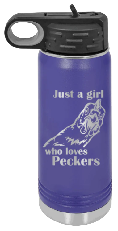 Just A Girl Who Loves Peckers - 20oz Mug Laser Engraved - Image 13