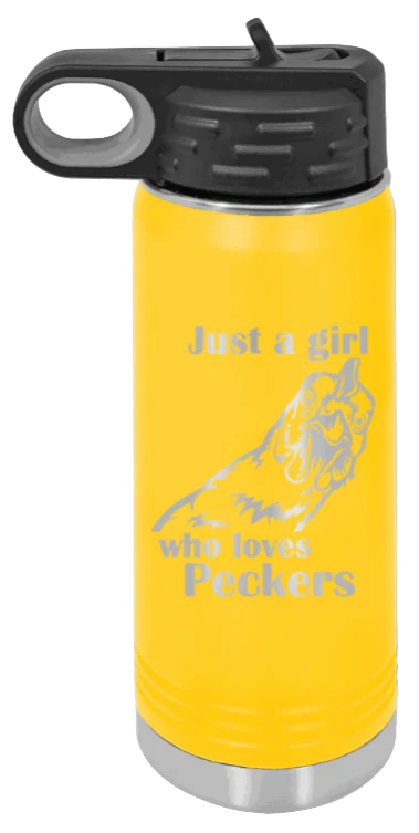 Just A Girl Who Loves Peckers - 20oz Mug Laser Engraved - Image 17