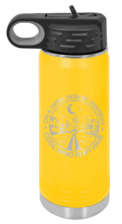 On A Dark Desert Highway - 20oz Mug Laser Engraved - Image 17