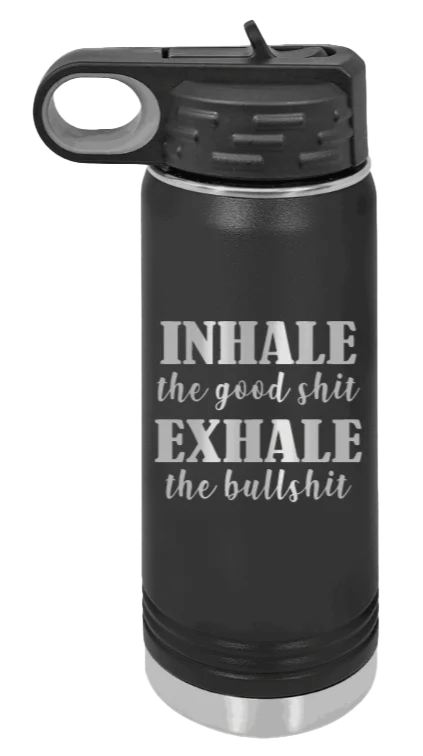 Inhale Exhale - 20oz Mug Laser Engraved