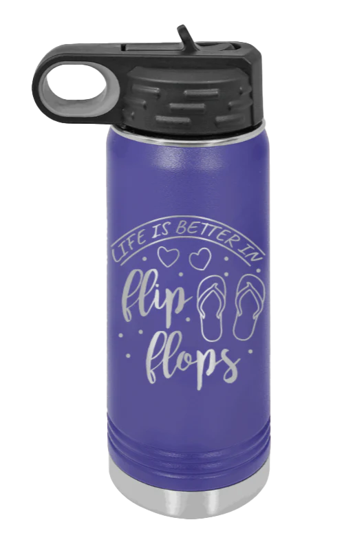 Life Is Better In Flip Flops - 20oz Mug Laser Engraved - Image 13