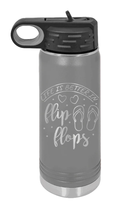 Life Is Better In Flip Flops - 20oz Mug Laser Engraved - Image 4