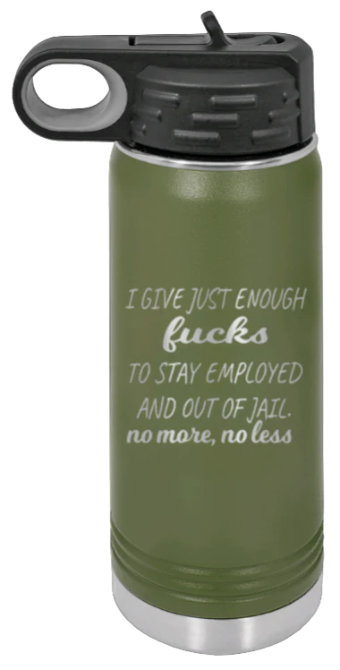 Just Enough F*cks - 20oz Mug Laser Engraved - Image 10