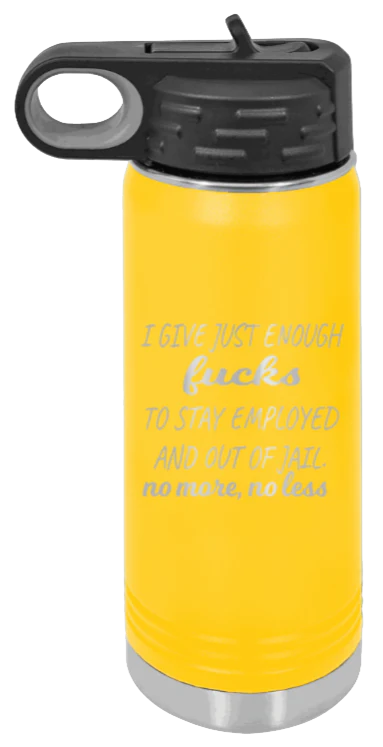Just Enough F*cks - 20oz Mug Laser Engraved - Image 17