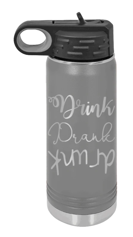 Drink Drank Drunk - 20oz Mug Laser Engraved - Image 4