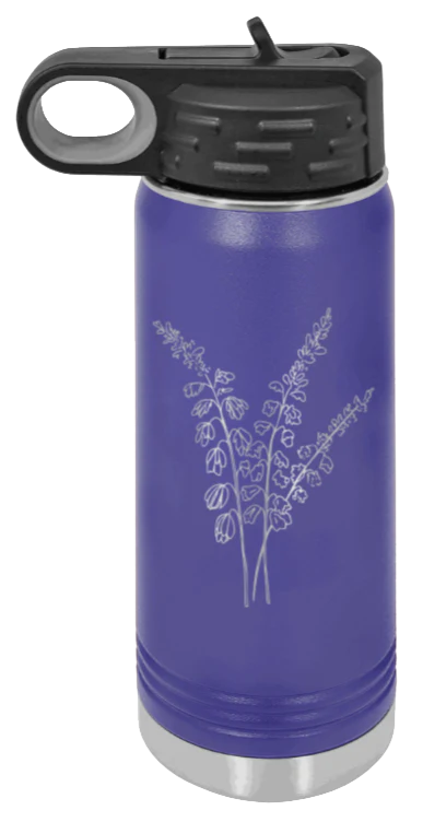 Blue Bells - 20oz Water Bottle Laser Engraved - Image 13