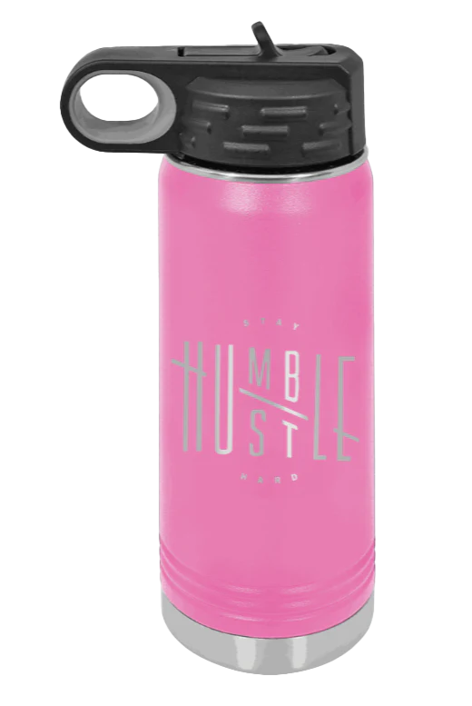 Stay Humble - 20oz Water Bottle Laser Engraved - Image 12