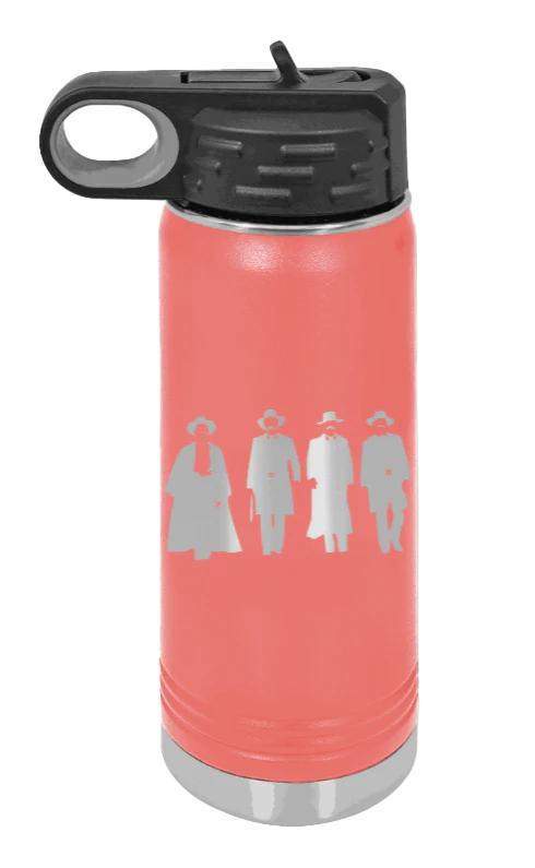 Tombstone - 20oz Water Bottle Laser Engraved - Image 3