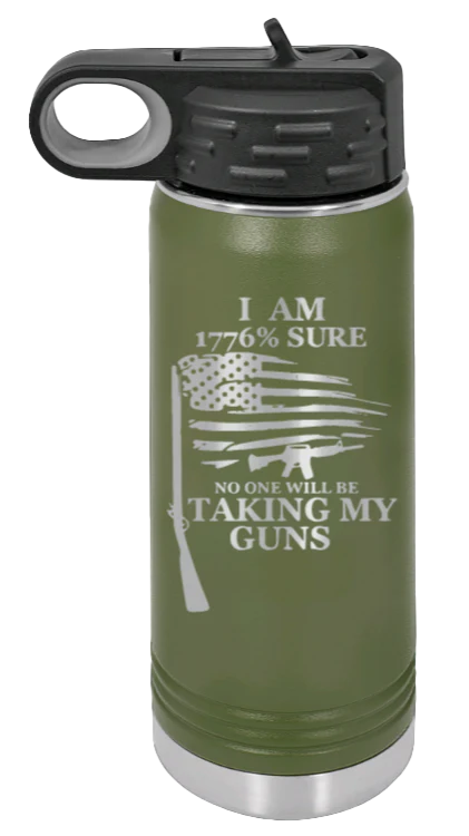 1776 Percent - 20oz Water Bottle Laser Engraved - Image 10