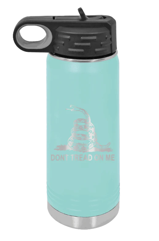Don't Tread On Me - 20oz Water Bottle Laser Engraved - Image 15