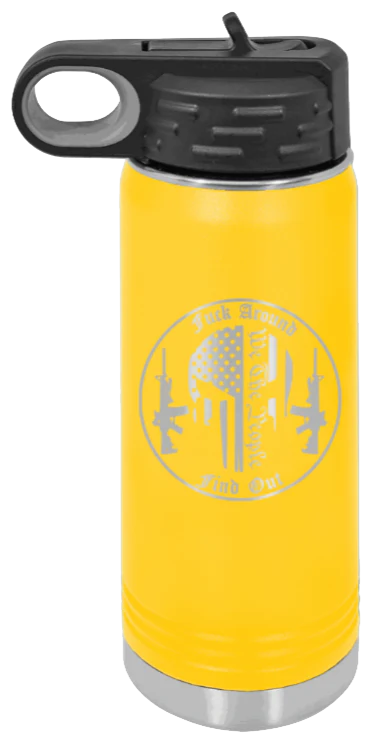FAFO Punisher - 20oz Water Bottle Laser Engraved - Image 17