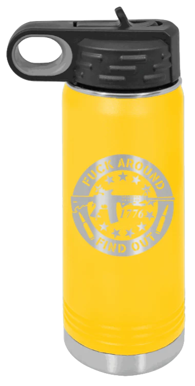 FAFO - 20oz Water Bottle Laser Engraved - Image 17