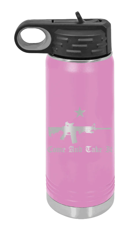Come And Take It - 20oz Water Bottle Laser Engraved - Image 7