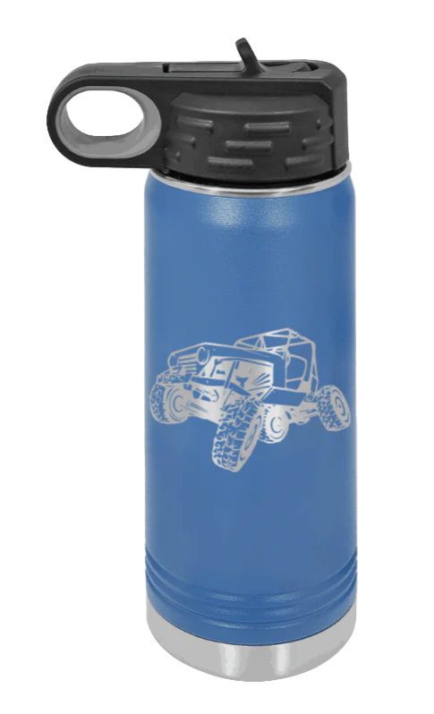 CJ Crawler No Rock - 20oz Water Bottle Laser Engraved - Image 2