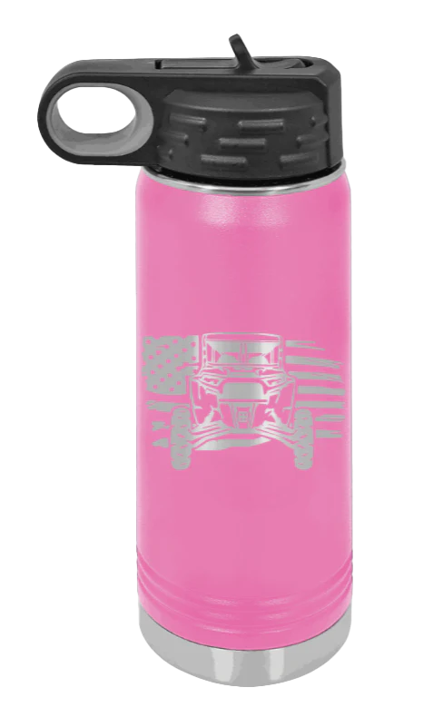 RZR Flag - 20oz Water Bottle Laser Engraved - Image 12