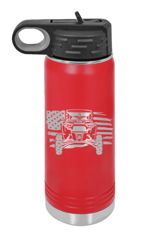 RZR Flag - 20oz Water Bottle Laser Engraved - Image 14