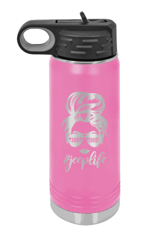 Jeep Life - 20oz Water Bottle Laser Engraved - Image 12