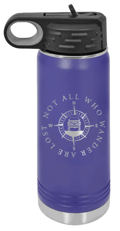 Not All Who Wander Are Lost - 20oz Water Bottle Laser Engraved - Image 13