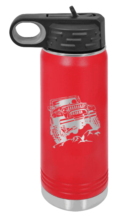 TJ Crawler - 20oz Water Bottle Laser Engraved - Image 14